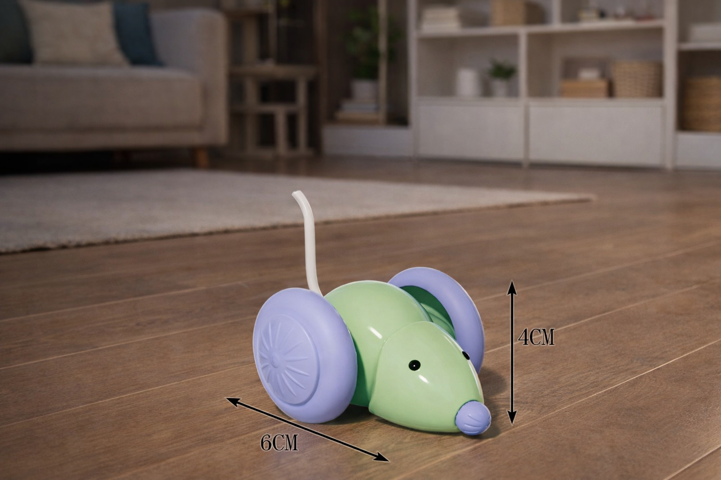 Souris interactive rechargeable pour chat
