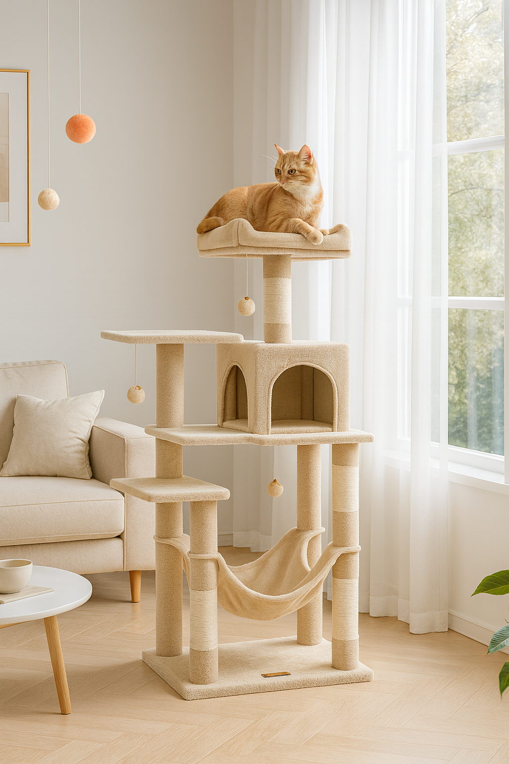 Arbre à Chat Hauteur 143 cm