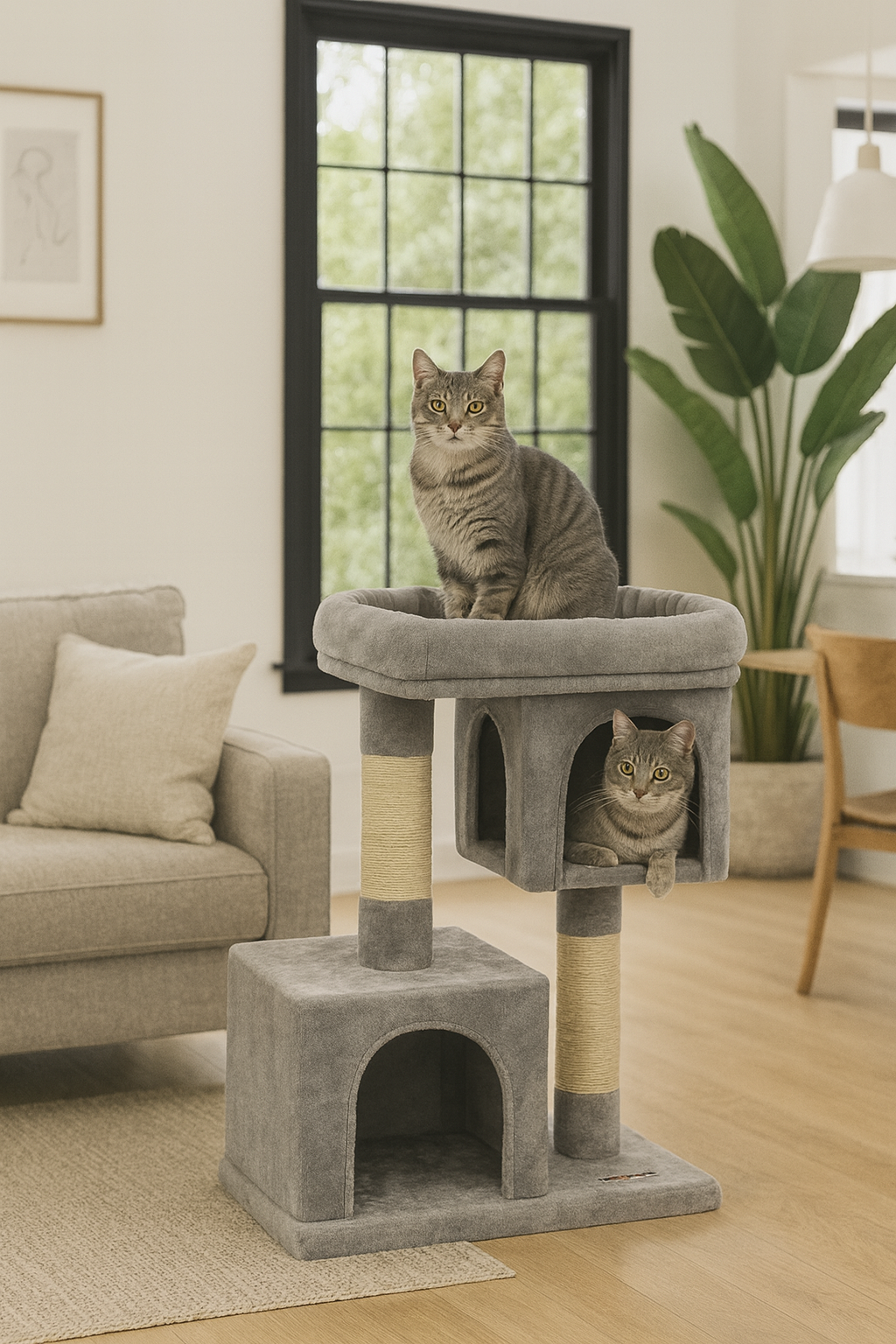 Arbre à chat moderne
