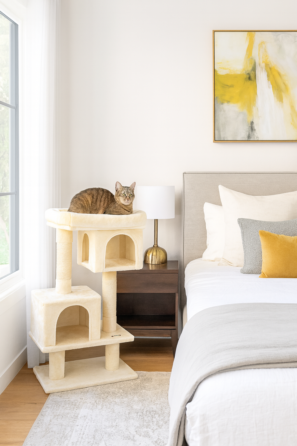 Arbre à chat moderne