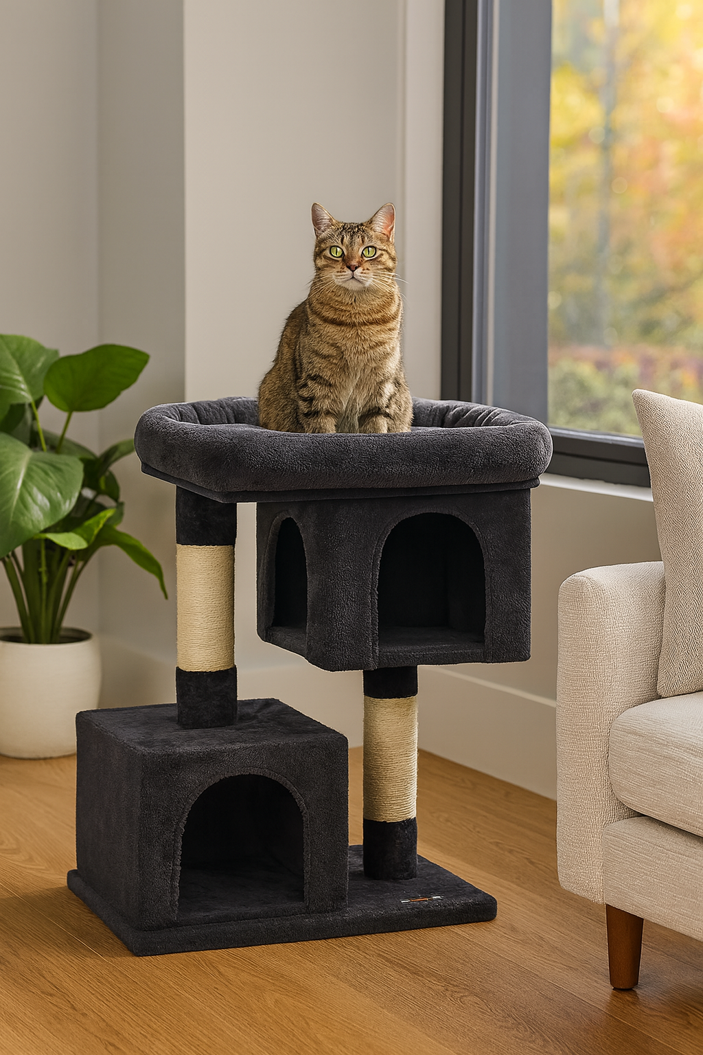 Arbre à chat moderne