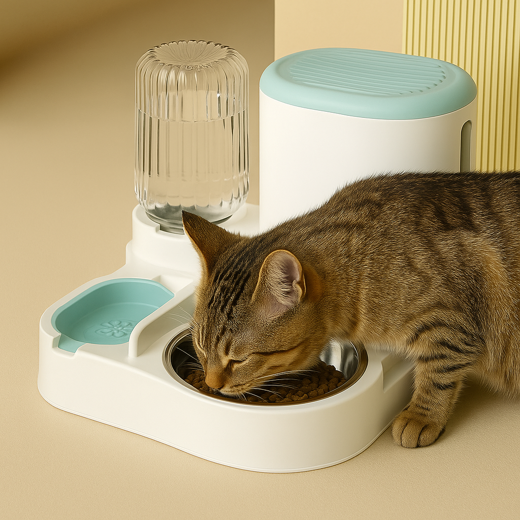 Mangeoire automatique pour chats