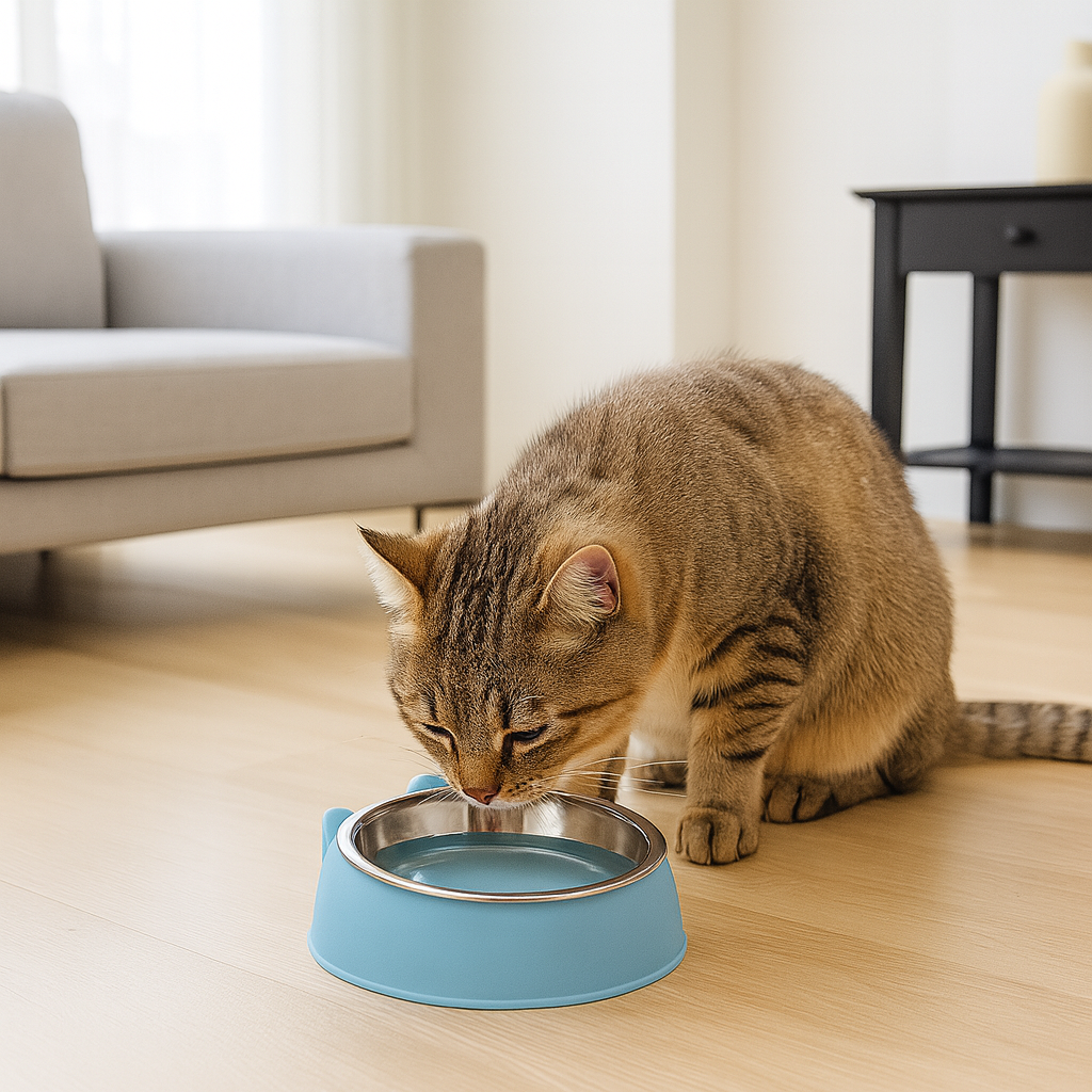 Gamelle surélevés de 100ml pour chats