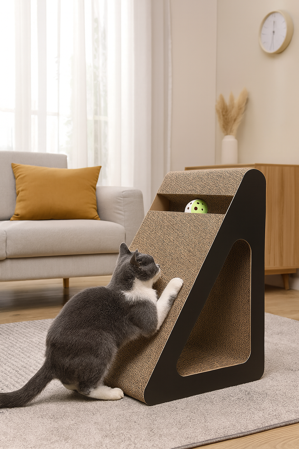 Planche à gratter pour Chat 2-en-1