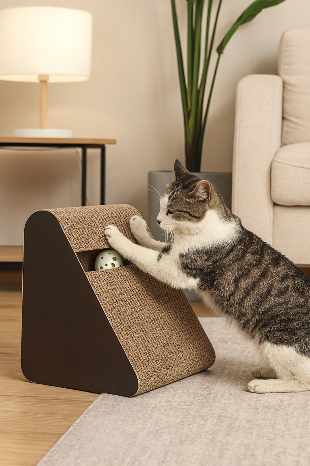 Planche à gratter pour Chat 2-en-1
