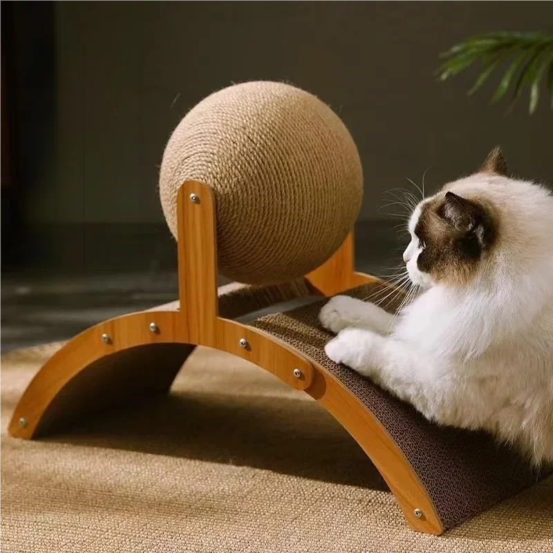 Boule à gratter pour chat