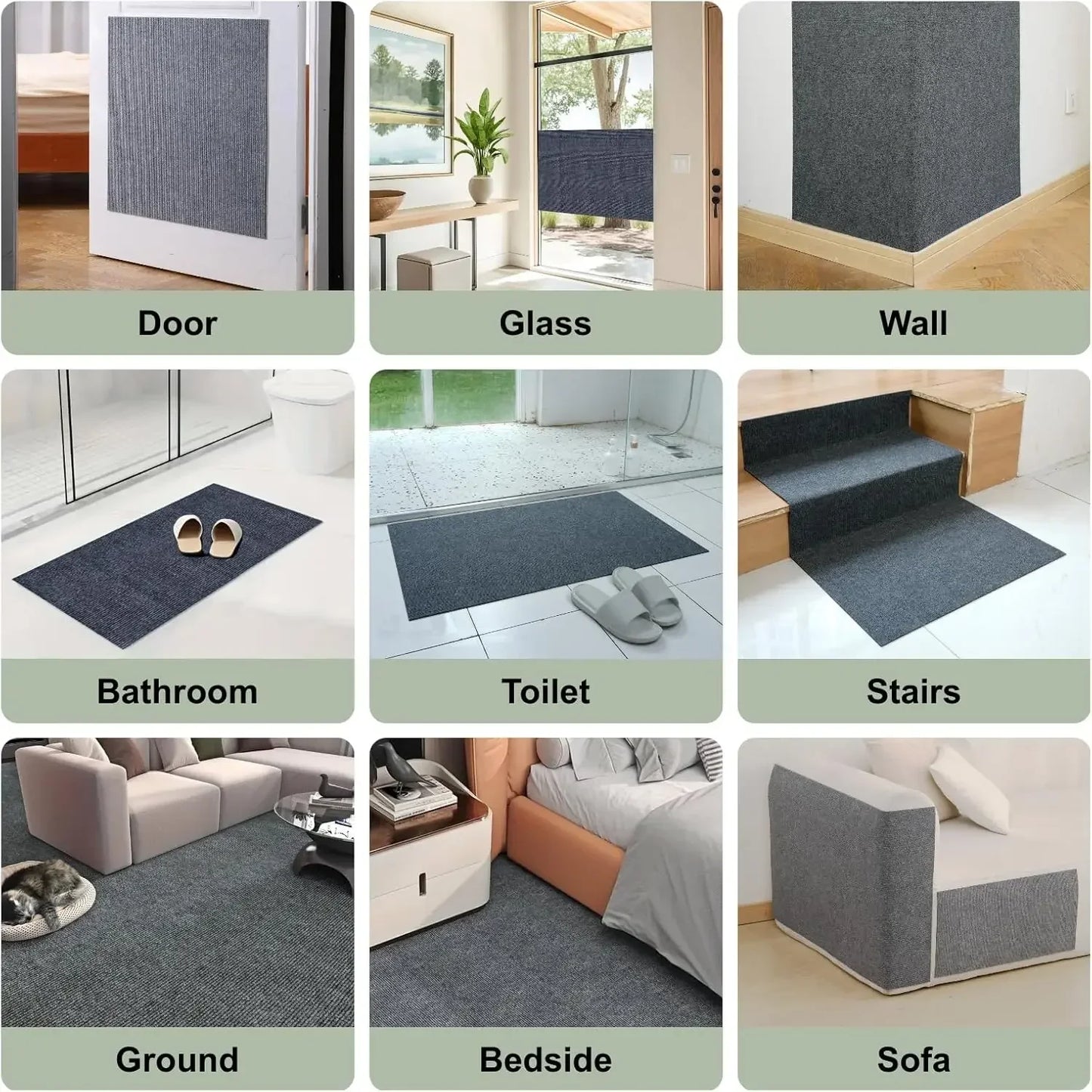 Protection de canapé anti-griffes pour chat – Tapis autocollant et découpable disponible en 7 couleurs | ArbroChat™