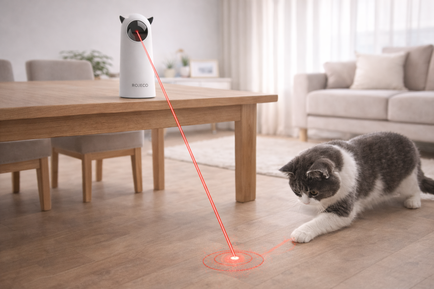 Laser Automatique pour Chat – Jouet Intelligent Interactif