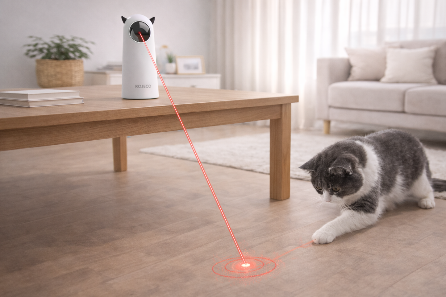 Laser Automatique pour Chat – Jouet Intelligent Interactif