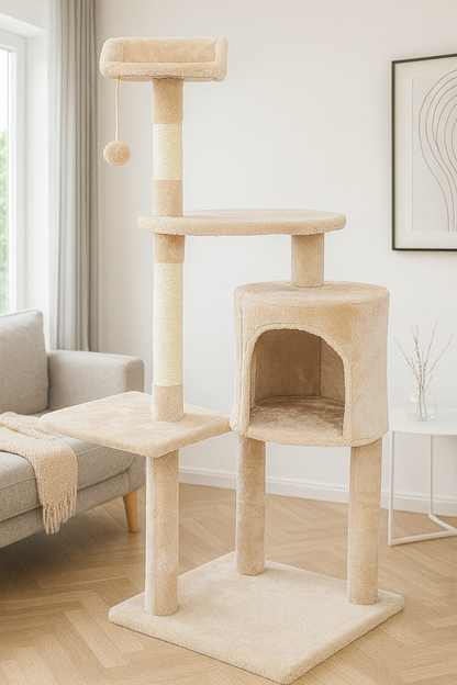 Arbre à chat avec perchoir
