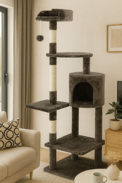 Arbre à chat avec perchoir