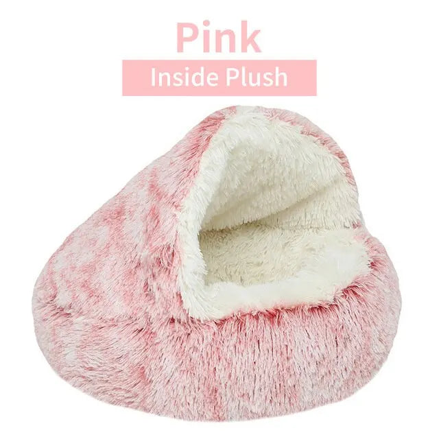 Lit en peluche pour chat