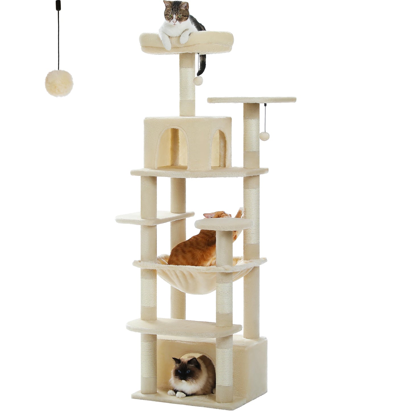 Grand arbre à chats d'intérieur