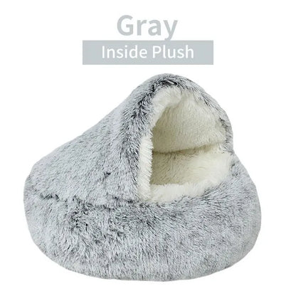Lit en peluche pour chat
