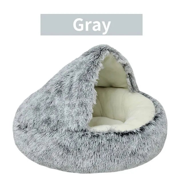Lit en peluche pour chat